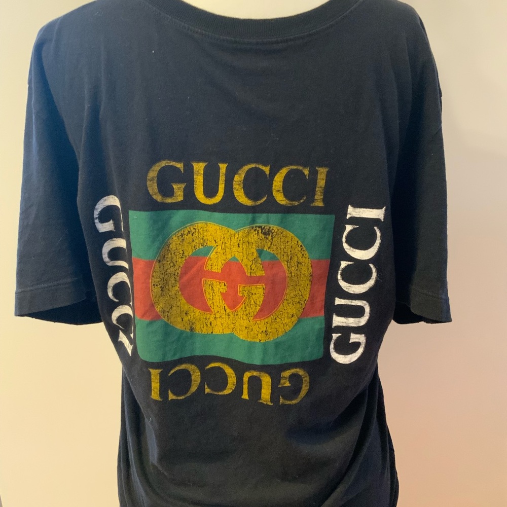GUCCI Mens Vintage Logo T-shirt M